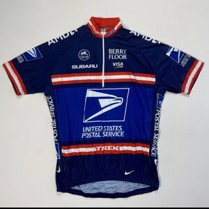 Nike Trek Cycling USPS racing Jersey United States Postal Service Mens large